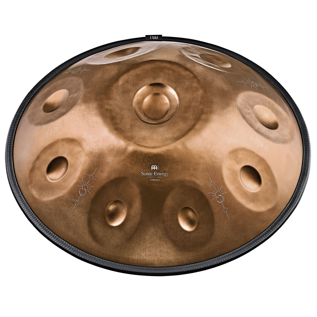 Sensory Handpan, BB2 Amara, 9 Notes, Vintage Copper, Engraved Design | | Wiccan Center