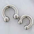 2G Steel Horseshoe - Internally Threaded | Body Jewelry | Wiccan Center