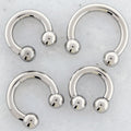 8G Steel Horseshoe - Internally Threaded | Body Jewelry | Wiccan Center