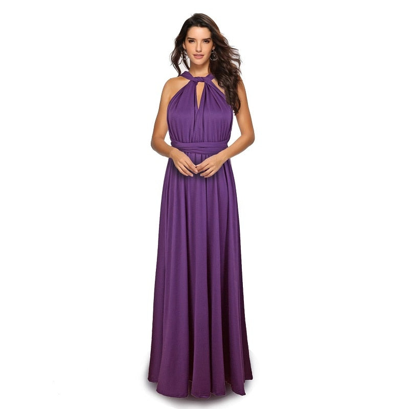 Sexy Women Multiway Wrap Convertible Boho Maxi Club Red Dress Bandage Long Dress | Dresses | Wiccan Center