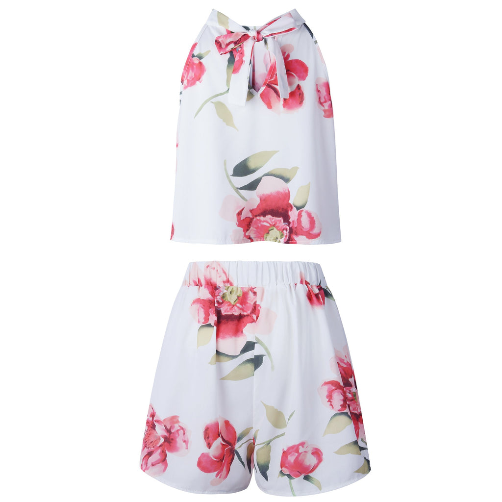 Sexy Jumpsuit For Women Loose Cause Boho Floral Female Rompers Beach Shorts Sets | Jumpsuit | Wiccan Center