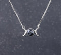 Triple Moon Crystal Necklaces