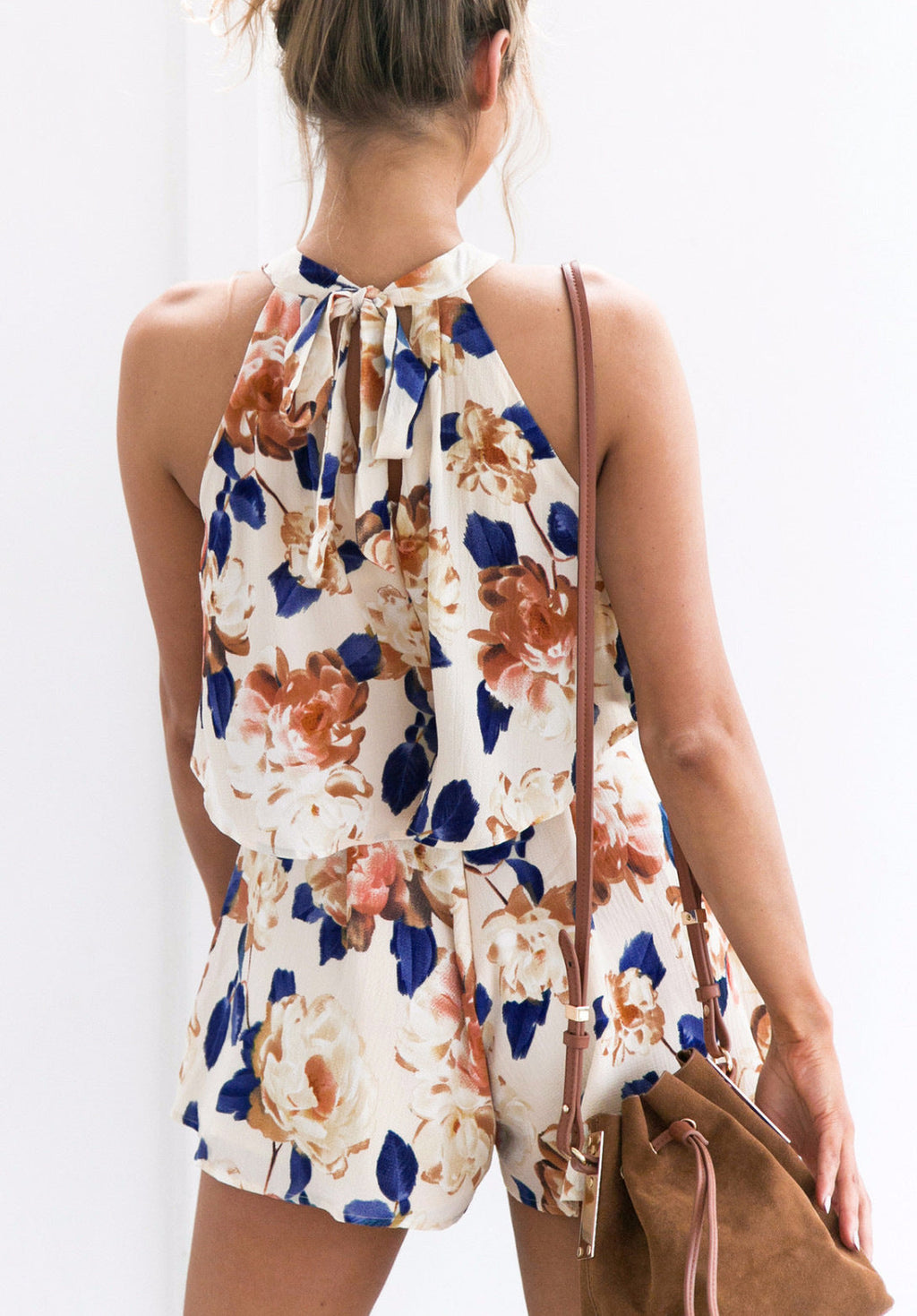 Sexy Jumpsuit For Women Loose Cause Boho Floral Female Rompers Beach Shorts Sets | Jumpsuit | Wiccan Center