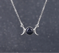Triple Moon Crystal Necklaces