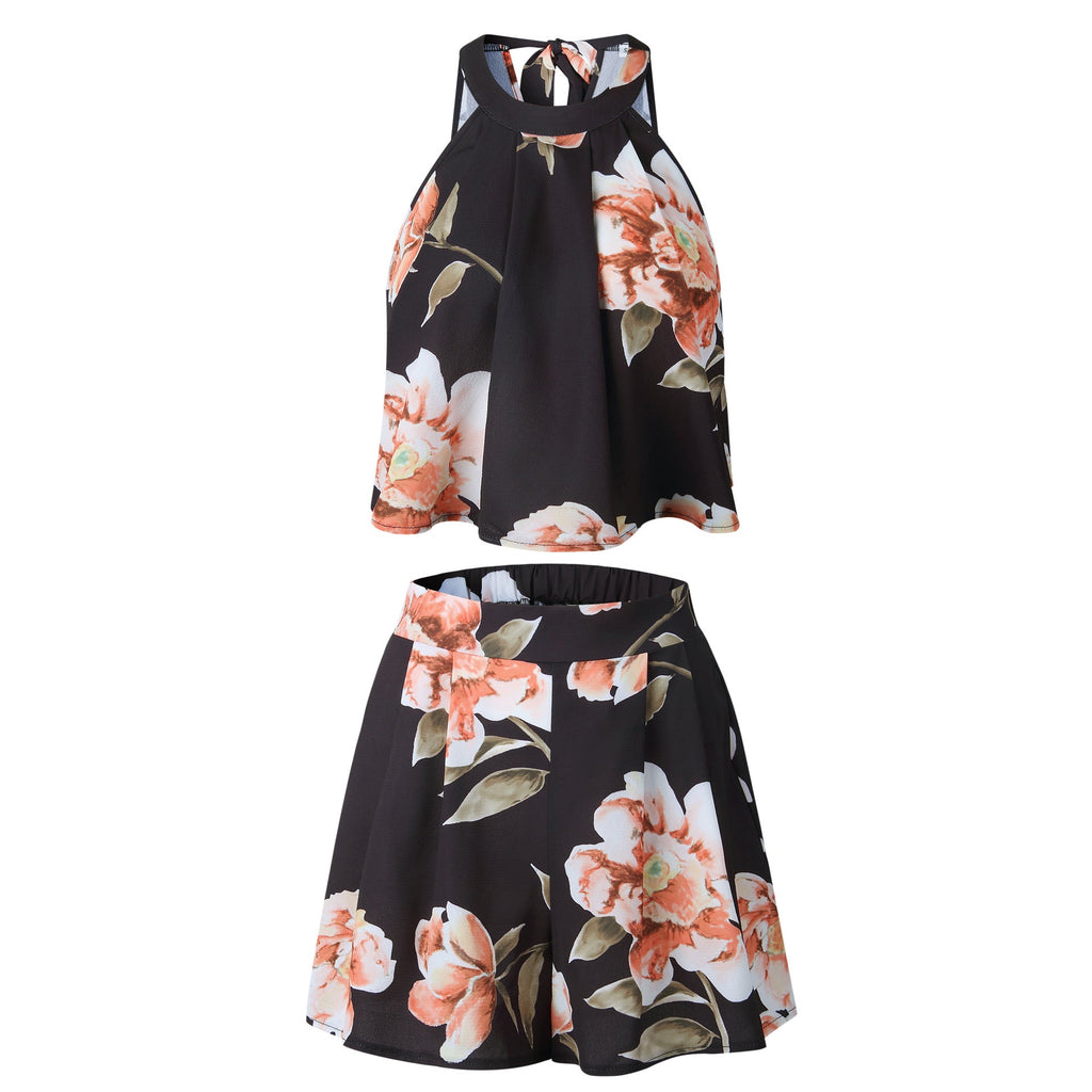 Sexy Jumpsuit For Women Loose Cause Boho Floral Female Rompers Beach Shorts Sets | Jumpsuit | Wiccan Center