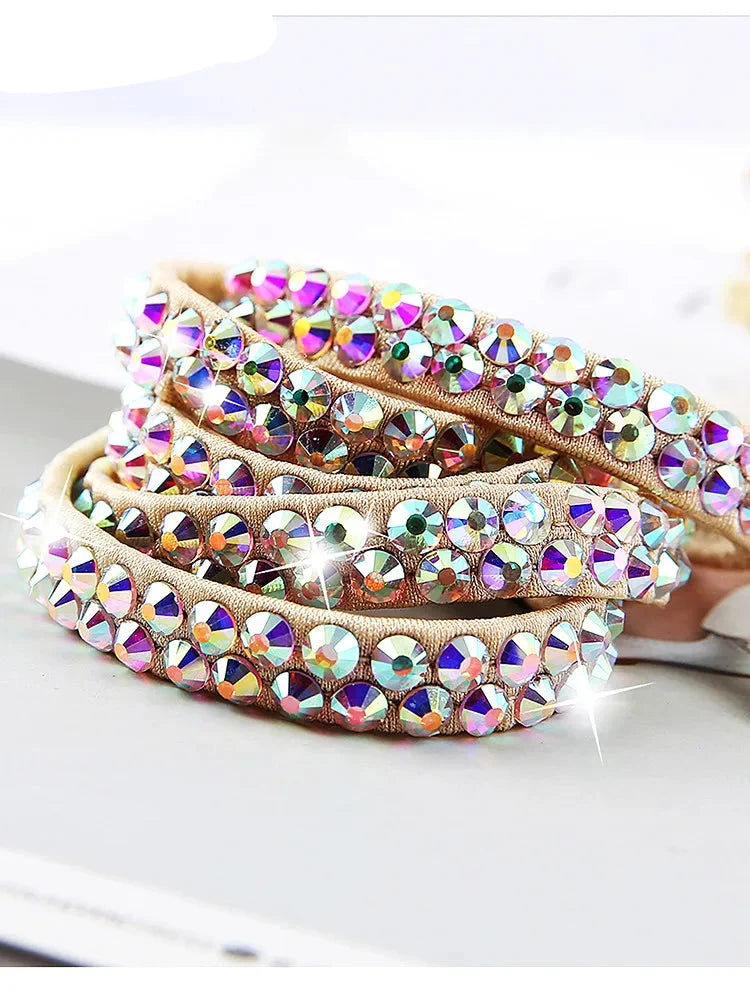 Sparkly Colorful Rhinestone Waist Chain Belt Belly Dance Body Jewelry | Bracelets | Wiccan Center