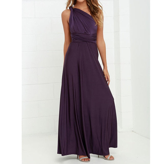Sexy Women Multiway Wrap Convertible Boho Maxi Club Red Dress Bandage Long Dress | Dresses | Wiccan Center