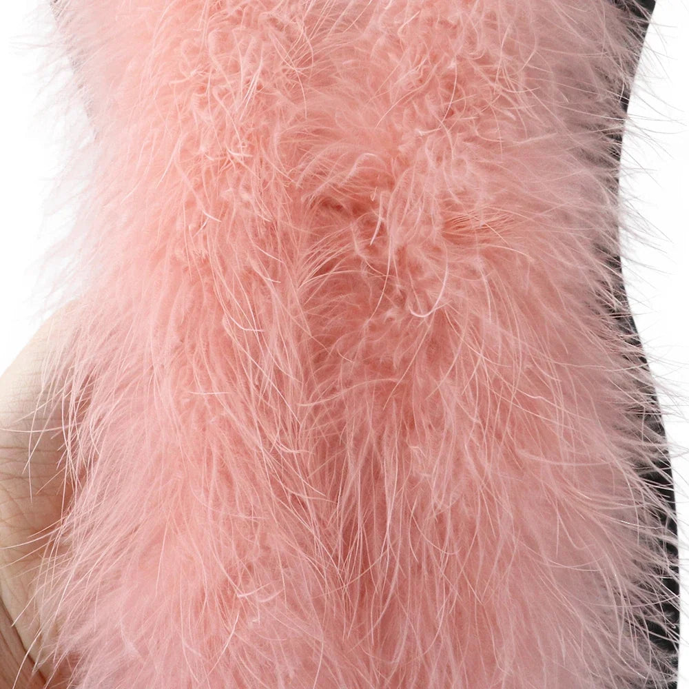 Fluffy Marabou Turkey Feather Boa (2 Meters) | Feathers | Wiccan Center