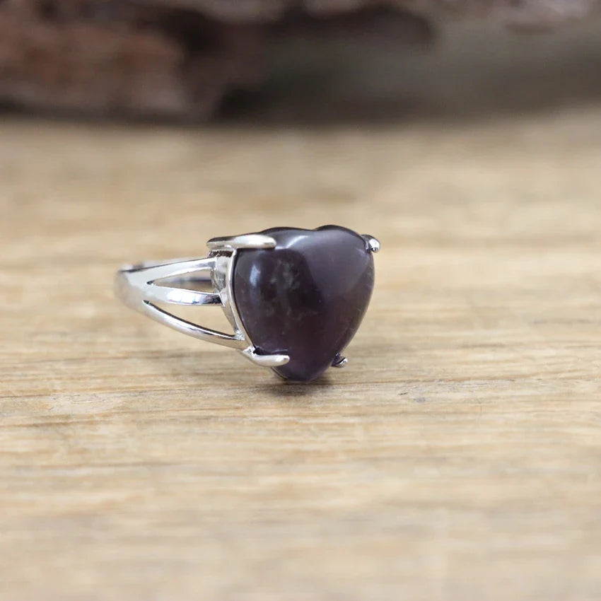 Crystal Heart Rings | rings | Wiccan Center