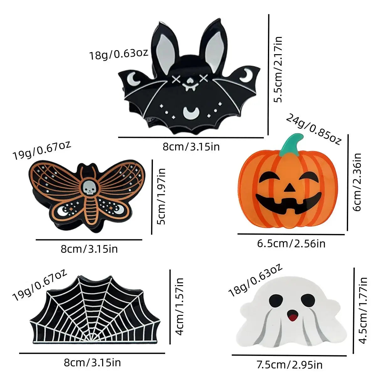 Halloween Hair Claws | hair accessories | Wiccan Center