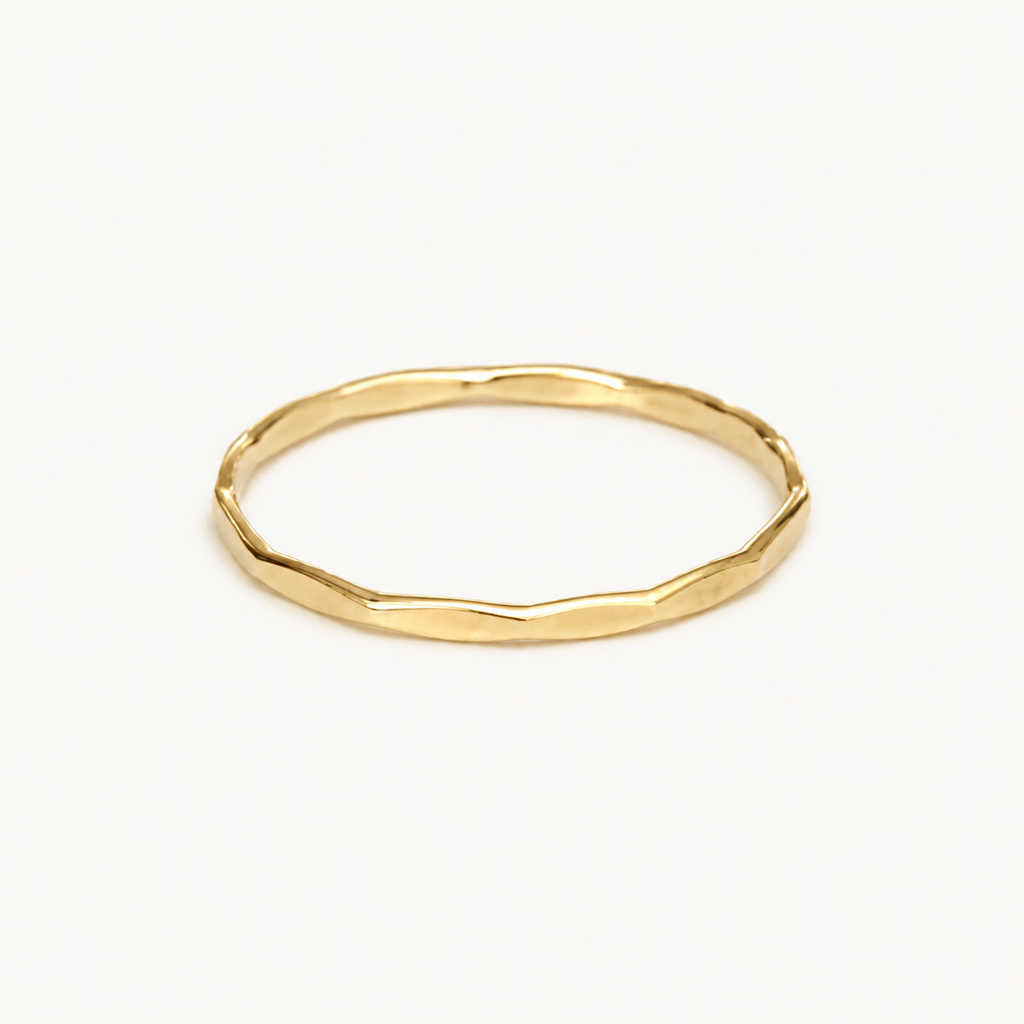 Hammered Stacking Ring