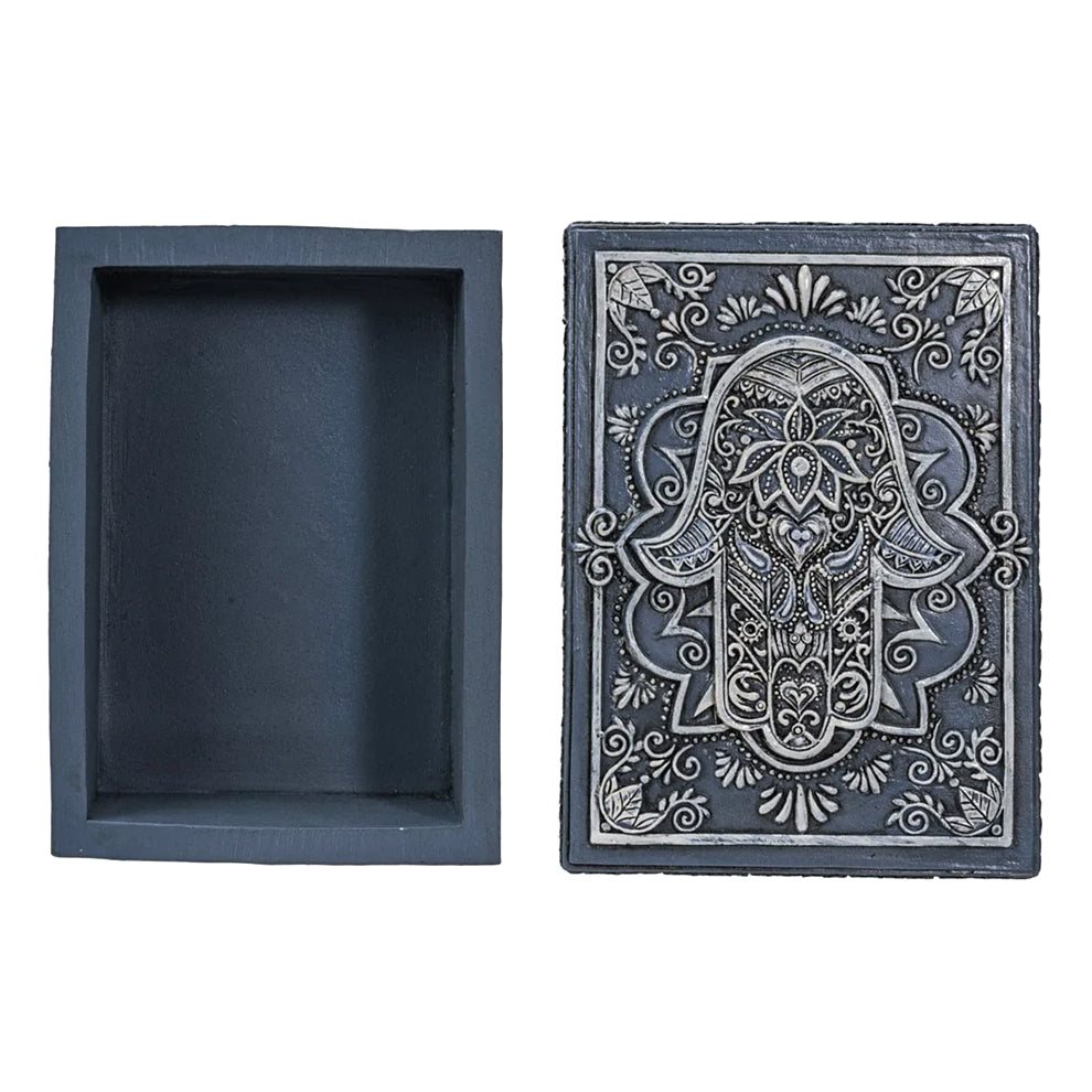 Hamsa Tarot Box | Wood Box | Wiccan Center