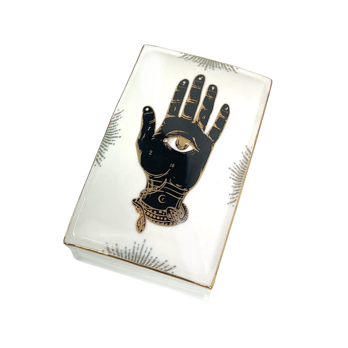 Hamsa Ceramic Box