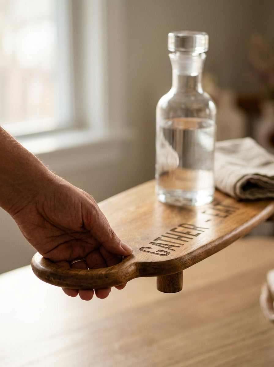 Gather Eat Enjoy Mango Wood Platter