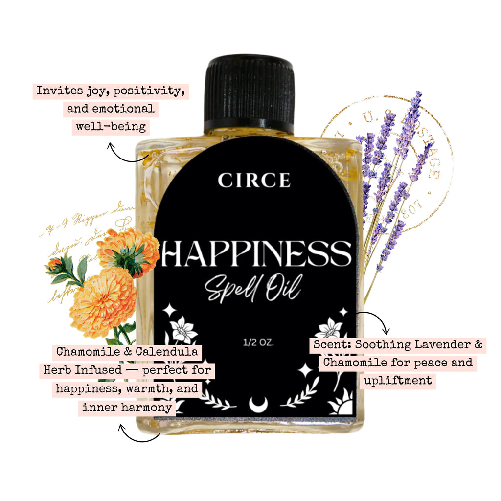 Happiness Ritual Oil — Joy & Positive Energy | | Wiccan Center