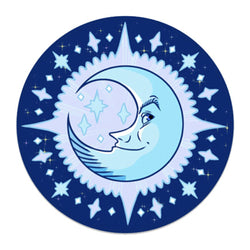 Happy Moon Sticker 4" | Decal | Wiccan Center