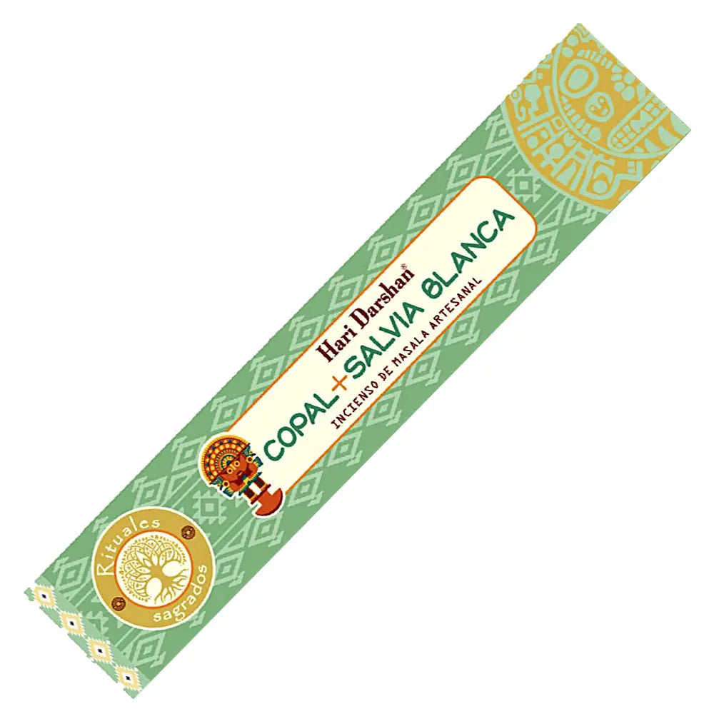 Hari Darshan Copal & White Sage Incense Sticks | Incense | Wiccan Center