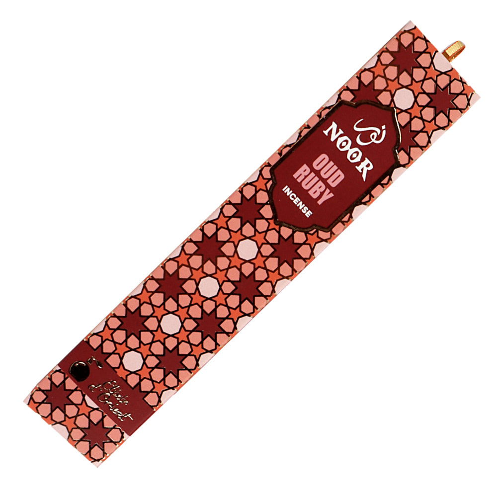 Hari Darshan NOOR - Oud Ruby Incense Sticks | Incense | Wiccan Center