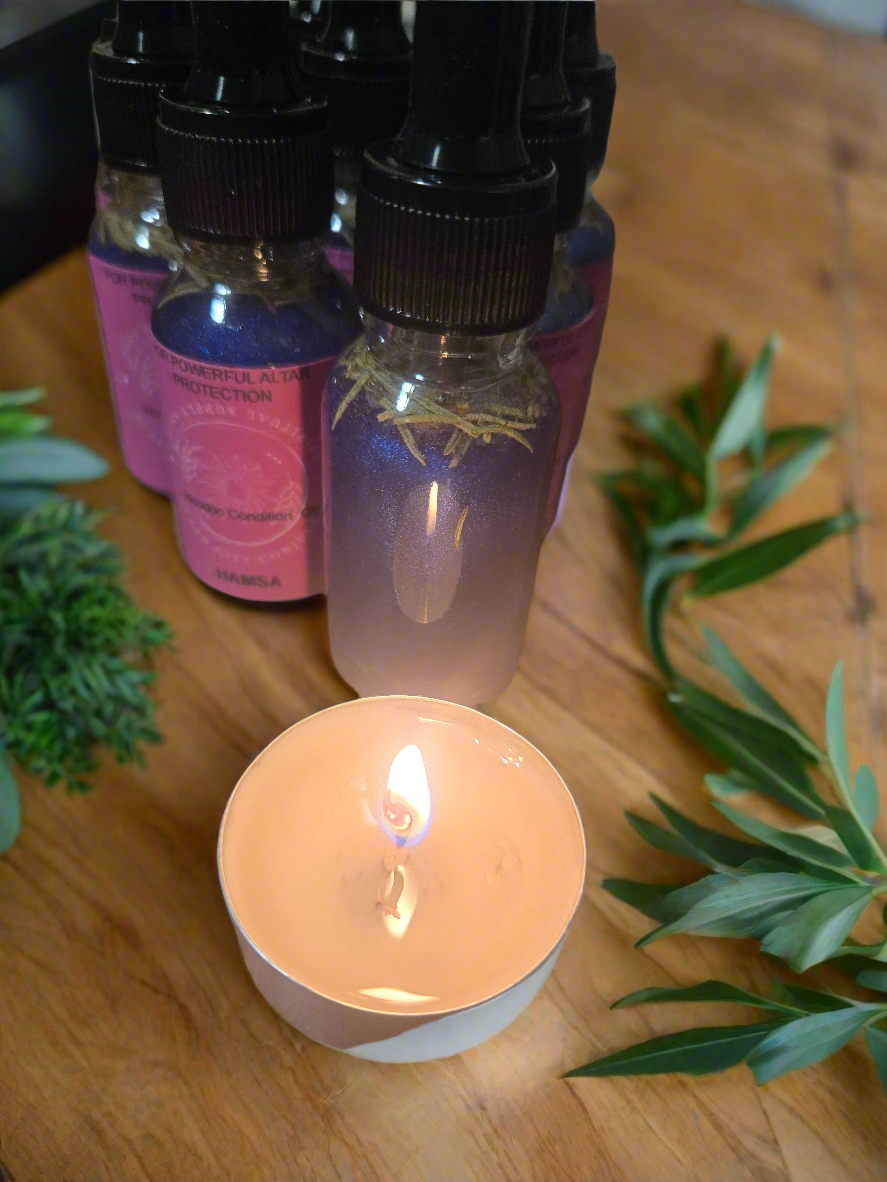 Hamsa Oil - Evil Eye Protection & Good Fortune Hoodoo Conjure Oil | | Wiccan Center