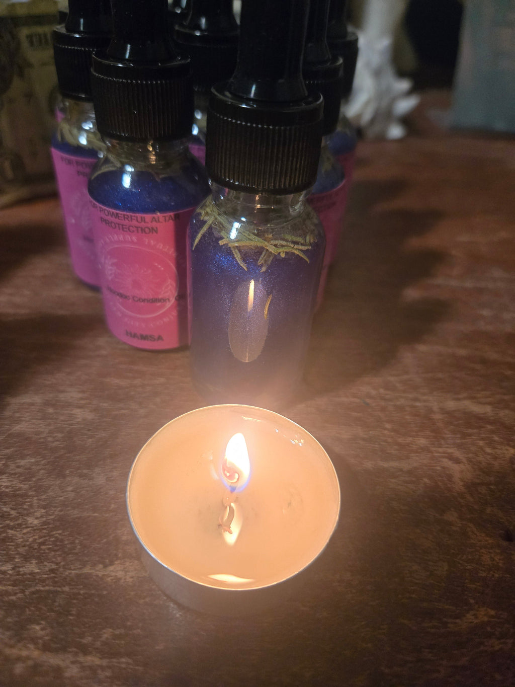 Hamsa Oil - Evil Eye Protection & Good Fortune Hoodoo Conjure Oil | | Wiccan Center