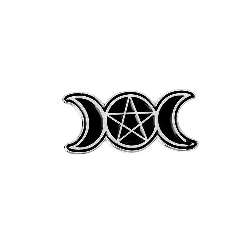 Black & White Witchy Pins | Pins | Wiccan Center