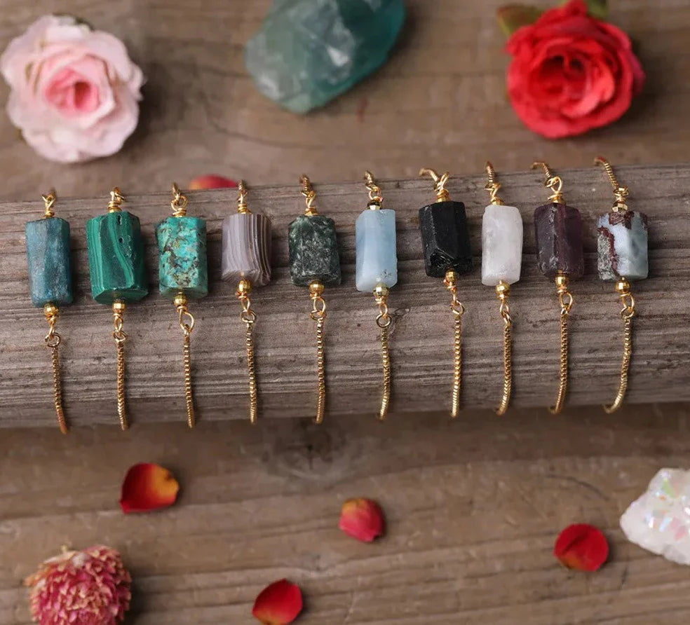 Crystal Gold Adjustable Bracelets | bracelets | Wiccan Center