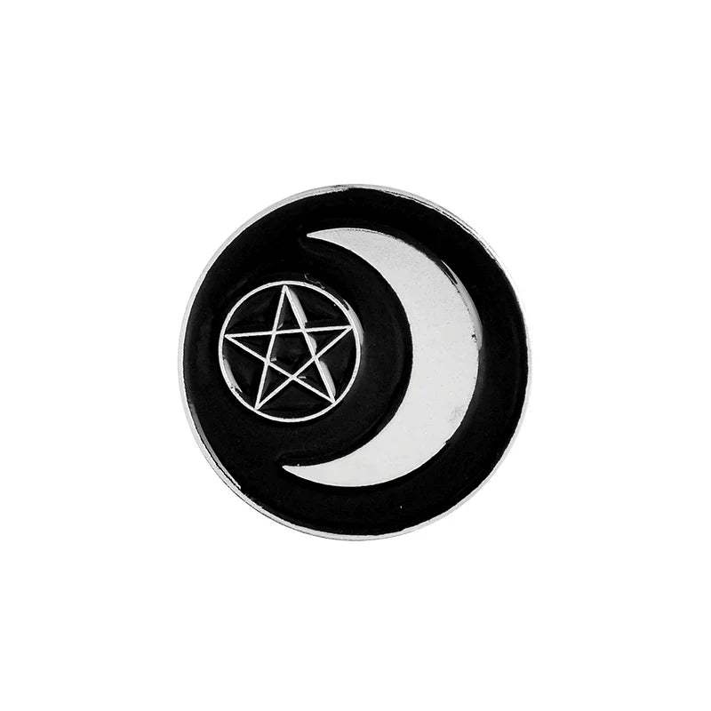 Black & White Witchy Pins | Pins | Wiccan Center