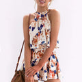 Sexy Jumpsuit For Women Loose Cause Boho Floral Female Rompers Beach Shorts Sets | Jumpsuit | Wiccan Center