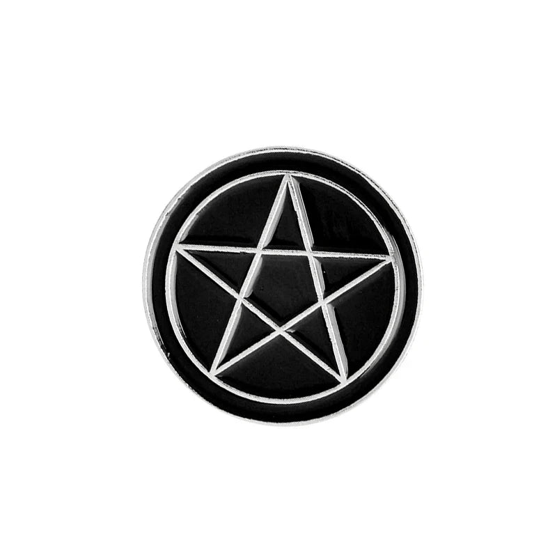 Black & White Witchy Pins | Pins | Wiccan Center