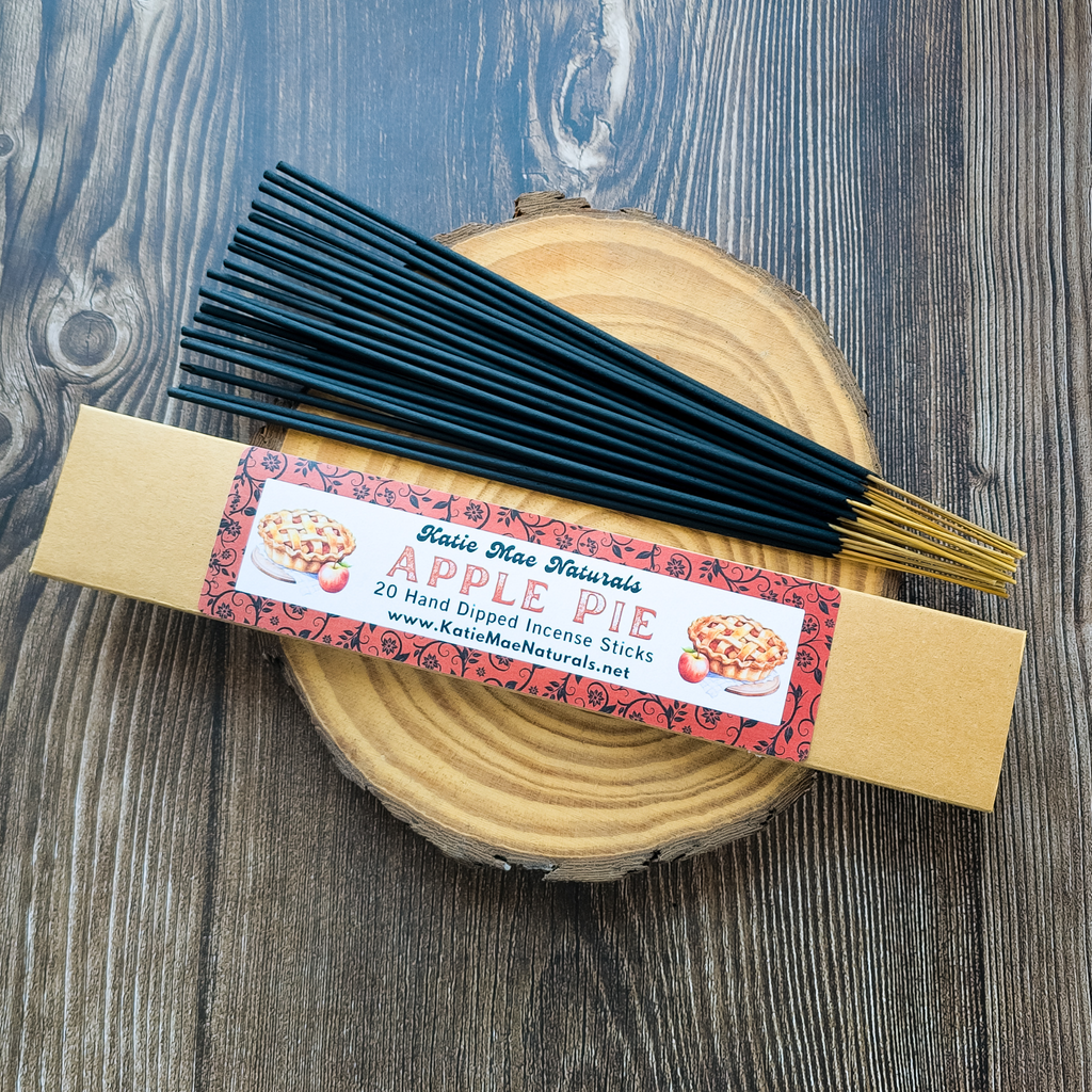 Apple Pie Incense Sticks – Hand Dipped Warm Spiced Bakery Incense