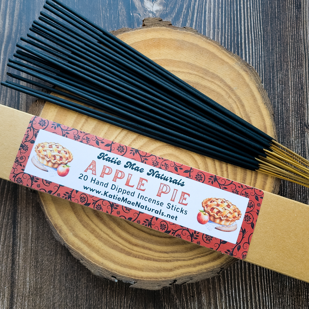 Apple Pie Incense Sticks – Hand Dipped Warm Spiced Bakery Incense