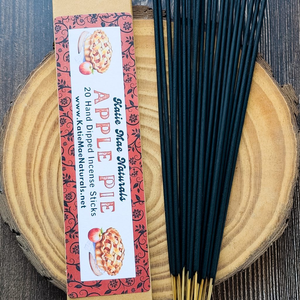 Apple Pie Incense Sticks – Hand Dipped Warm Spiced Bakery Incense