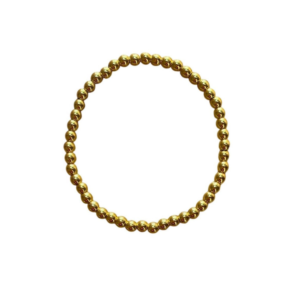 Hematite Bracelet 4 mm Smooth Round Beads – Classic Elegance and Grounding Energy | Bracelets | Wiccan Center