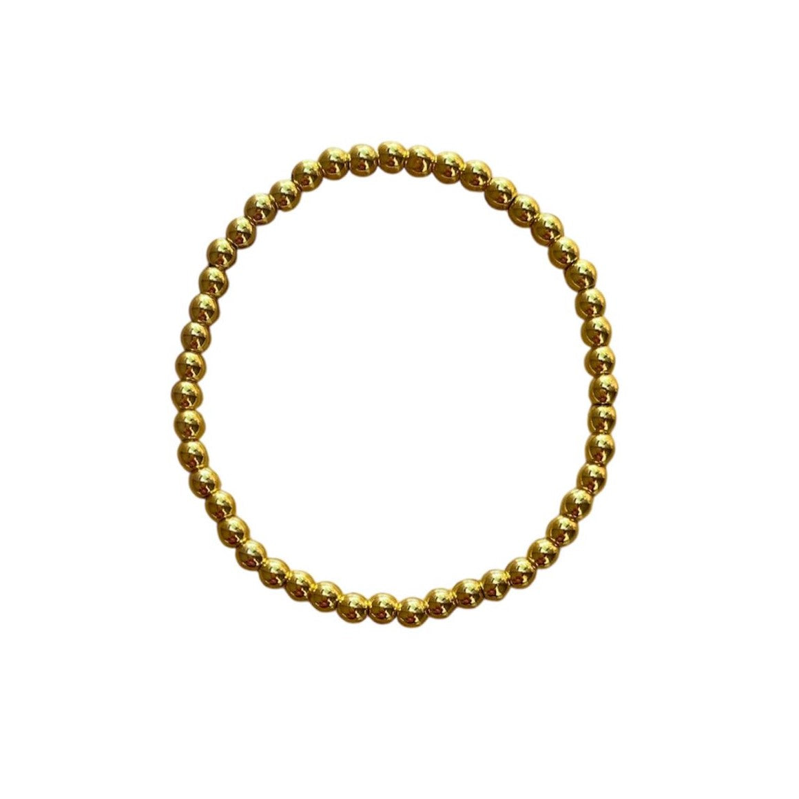 Hematite Bracelet 4 mm Smooth Round Beads – Classic Elegance and Grounding Energy | Bracelets | Wiccan Center