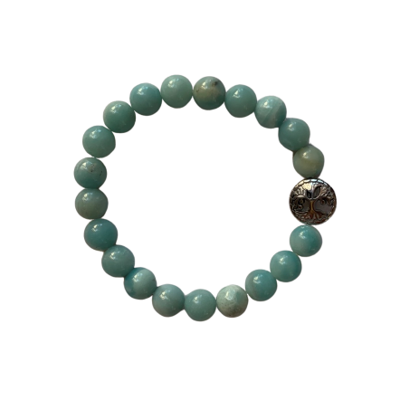 Amazonite Bracelet 8 mm Round Beads | Bracelets | Wiccan Center