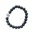 Black Lava Bracelet Round Beads 2 Sizes | Bracelets | Wiccan Center
