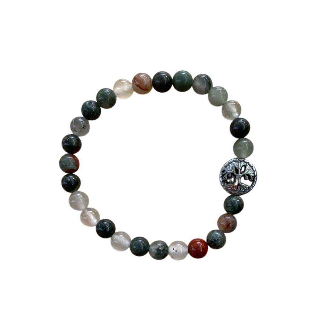 Bloodstone (African) Bracelet – Grounding Energy in 6mm or 8mm Beads | Bracelets | Wiccan Center