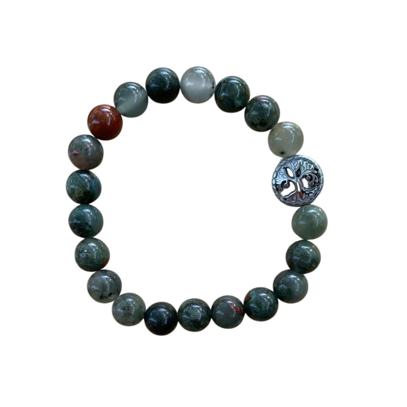 Bloodstone (African) Bracelet – Grounding Energy in 6mm or 8mm Beads | Bracelets | Wiccan Center