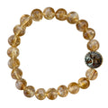 Citrine Bracelet 8 mm Round Beads | | Wiccan Center