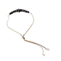 Ethiopian Opal Graduated Bar Bracelet with Adjustable Chain (October) | Bracelets | Wiccan Center