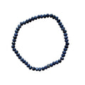 Sapphire Bracelet 4 mm Faceted Rondelle Beads – Elegance and Inner Wisdom | Bracelets | Wiccan Center