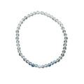Aqumarine Bracelet 4 mm Faceted Round Beads – Calming and Serenity | Bracelets | Wiccan Center