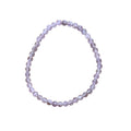 Lavender Amethyst Bracelet 4 mm Faceted Round Beads | Bracelets | Wiccan Center