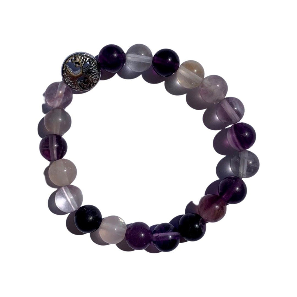 Fluorite Bracelet 8 mm Round Beads | | Wiccan Center