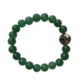 Green Aventurine Bracelet 8 mm Round Beads | Bracelets | Wiccan Center