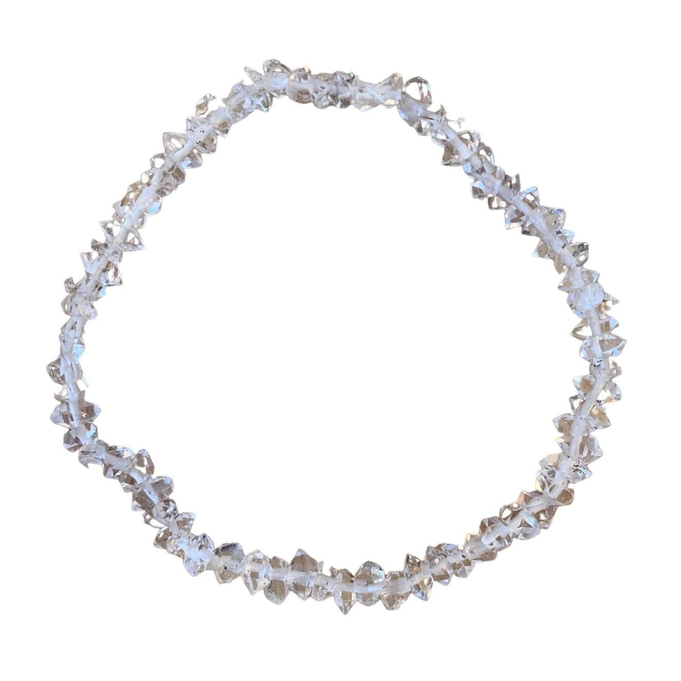 Herkimer Diamond Bracelet 3-6 mm Dual Points | Bracelets | Wiccan Center