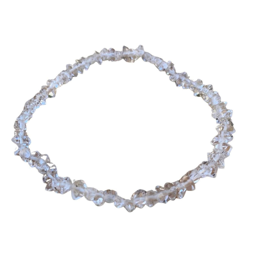 Herkimer Diamond Bracelet 3-6 mm Dual Points | Bracelets | Wiccan Center