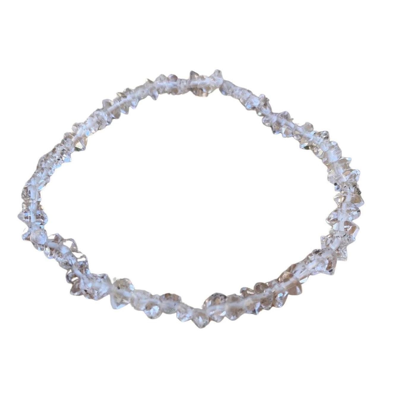 Herkimer Diamond Bracelet 3-6 mm Dual Points | Bracelets | Wiccan Center