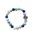 Honest Communication Bracelet 8 mm Blue Kyanite, Aquamarine, Amazonite | | Wiccan Center