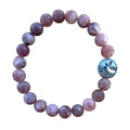 Lepidolite Bracelet 8 mm Round Beads | Bracelets | Wiccan Center